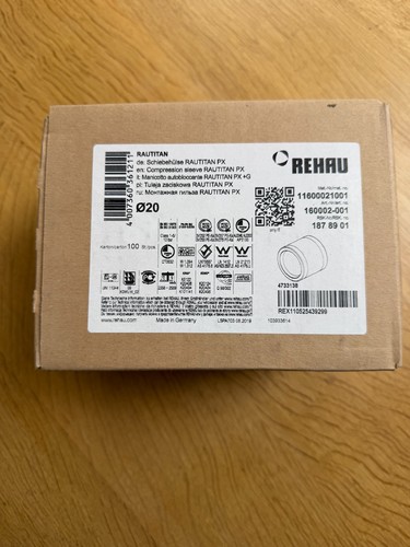 Rehau schiebehülse ø20 - rehau,
