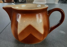 Milchtopf Krug Saftkanne Bunzlau Keramik Spritzdekor Art Déco Milchkanne 0,3 L