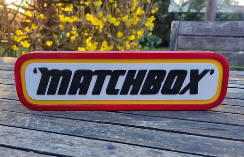 Matchbox logo schild - matchbox,