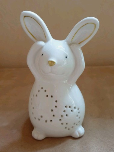 Keramikosterhase mit timer - keramikosterhase,