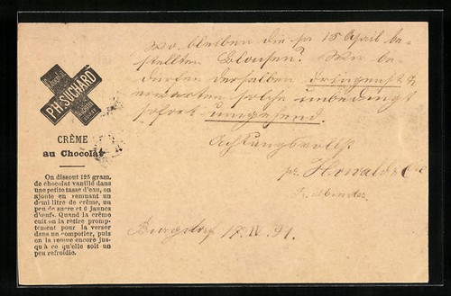 Vorläufer neuchatel 1891 - vorläufer-ak, neuchatel,