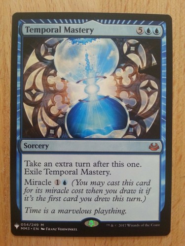 Mtg magic temporal mastery - magic, 1x