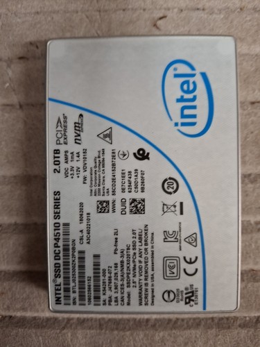 Intel ssd p4510 2tb 2 - dc,