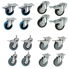 SET 4 Stück Möbelrollen