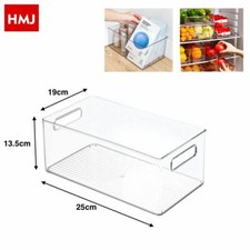 Mehrzweckbox transparent Organizer Kühlschrank Küche 25x19x13,5cm hmj