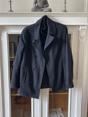 Kapitänsjacke grau aus den