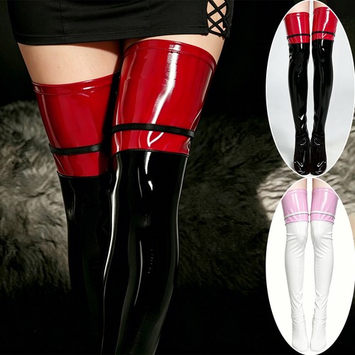 Damen glänz wetlook - glänz,