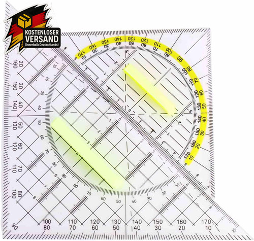 Geodreieck set stück - set, 2