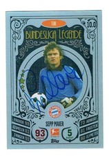 SEPP MAIER Bundesliga Legende Topps Match Attax  2021/22 EXTRA mit Orig. Ags.