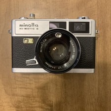 Minolta Hi-Matic E Silver with