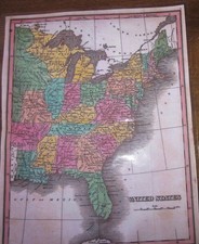 USA- Landkarte - OSTSTAATEN n