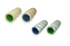 4 Stück gelb/grau Walzenset