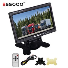 ESSGOO HD 7 Zoll TFT LCD Farb Monitor Distanzlininen Für LKW PKW Rückfahrkamera