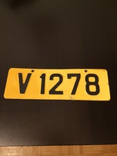 Rarität altes Kennzeichen