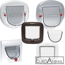 Staywell PetSafe® Katzentür Katzenklappe  4-Wege Verschluss Hundeklappe Hundetür