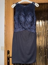 Kleid Abendkleid Bleistiftkleid Damen Mädchen Unique blau Gr. 36/38