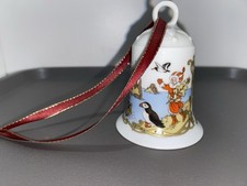 Hutschenreuther Weihnachtsglocke Jahr 1989 Vogelfelsen