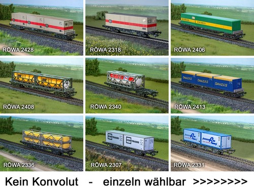 Röwa container wagen - rÖwa, h0