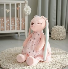 Rosa & weiß creme Hase