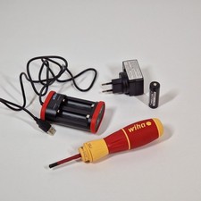 Wiha speedE II E-Schraubendreher 44318 1x Akku + Ladegerät Akkuschrauber MANGEL!