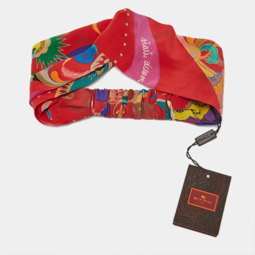 Seidenstirnband etro rot - etro,