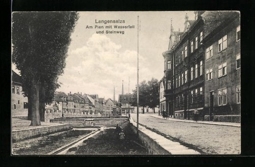 Ansichtskarte langensalza - ansichtskarte,