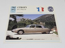 Citroen DS 21 Pallas   - Geschichte & Technische Daten -  Karte