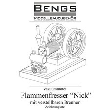 Bauplan Flammenfresser "Nick" mit Brenner und ausführlicher Bauanleitung