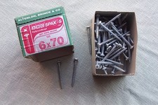 Orig. ABC Spax-Schrauben, 6x70,Halbrundkopf,galv. blank verzinkt,100 Stück