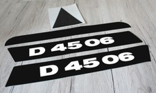 Deutz D4506 Aufkleber lang Motorhaube Traktor Label Sticker Emblem