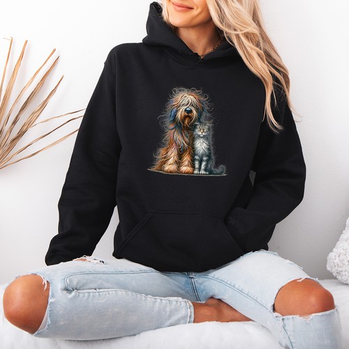 Shaggy dog cat friends damen - cat,