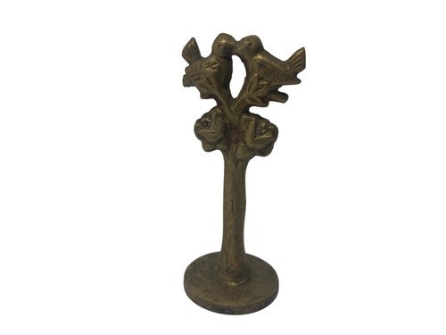 Kleine messing statue - messing,