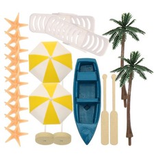  17 Pcs Strandkorb Miniatur