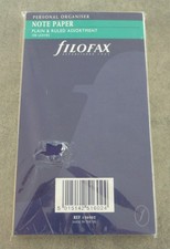 Filofax Einlage Personal Organizer Notizpapier Plain+Ruled Ref-Nr 130502
