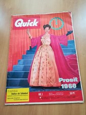 QUICK  / Nr.1 / 1960  Zeitschrift / Illustrierte /Nostalgie 