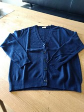 Closed Strickjacke - Marineblau - Wolle + Cashmere - Gr. L - Neuwertig