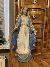 Antike Holzfiguren 43 cm Maria