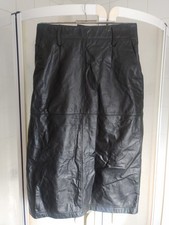 Echt Leder Rock schwarz RV