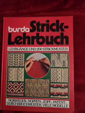 Burda Strick-Lehrbuch Lehrgänge und 200 Strickmuster (sehr gut) 85-1