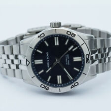 MARC & SONS AUTOMATIK HERREN UHR ELEGANCE BLUE MSD-048 STAHL 39MM M024