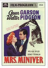 FDK Programmheft 854 | MRS. MINIVER | Greer Garson, Walter Pidgeon
