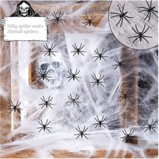 Halloween Spinnennetz Set