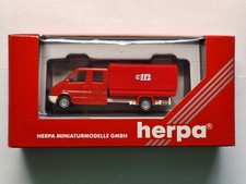 HERPA 043083 Feuerwehr MB Sprinter DoKa Pritsche Plane