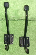 2 Alte Garderobenhaken  Kleiderhaken Haken Doppelhaken ANTIK Vintage 