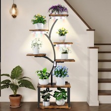 Holz/ Metall Blumentreppe