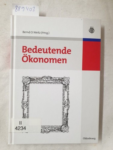 Bedeutende ökonomen weitz - bedeutende, :