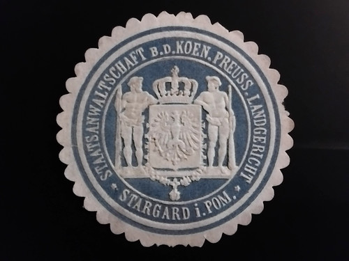 Siegelmarke staatsanwaltschaft - siegelmarke,