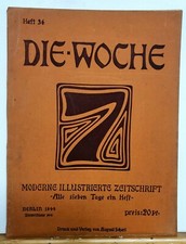1899 "Die Woche" Illustrierte