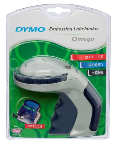 Dymo omega label - omega, präge