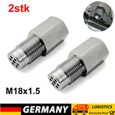 2X Lambdasonde Lambda Eliminator Spacer Metallkat Lamda O2 Mini Simulator Sonde